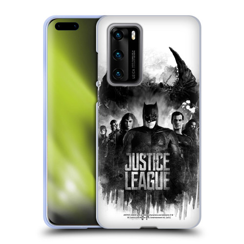 Zack Snyder's Justice League Snyder Cut Composed Art Group Watercolour Soft Gel Case for Huawei P40 5G