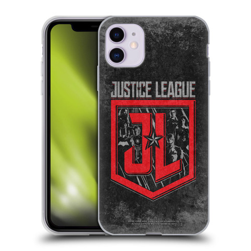 Zack Snyder's Justice League Snyder Cut Composed Art Group Logo Soft Gel Case for Apple iPhone 11