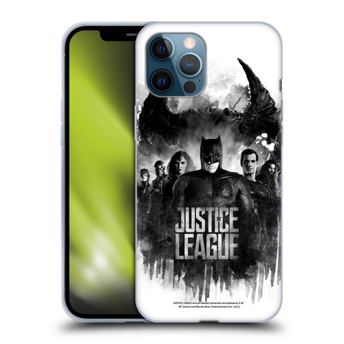 Zack Snyder's Justice League Snyder Cut Composed Art Group Watercolour Soft Gel Case for Apple iPhone 12 Pro Max