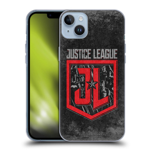 Zack Snyder's Justice League Snyder Cut Composed Art Group Logo Soft Gel Case for Apple iPhone 14 Plus