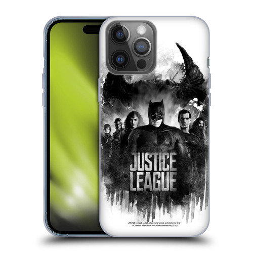 Zack Snyder's Justice League Snyder Cut Composed Art Group Watercolour Soft Gel Case for Apple iPhone 14 Pro Max