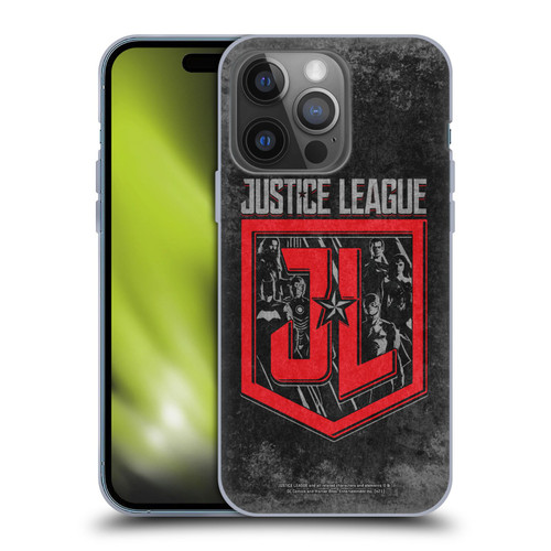 Zack Snyder's Justice League Snyder Cut Composed Art Group Logo Soft Gel Case for Apple iPhone 14 Pro
