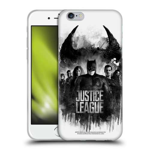 Zack Snyder's Justice League Snyder Cut Composed Art Group Watercolour Soft Gel Case for Apple iPhone 6 / iPhone 6s