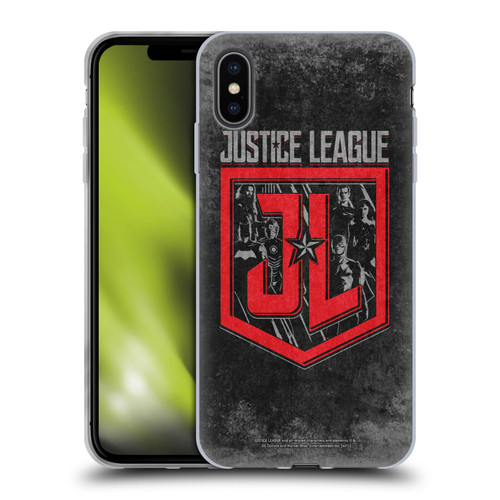 Zack Snyder's Justice League Snyder Cut Composed Art Group Logo Soft Gel Case for Apple iPhone XS Max