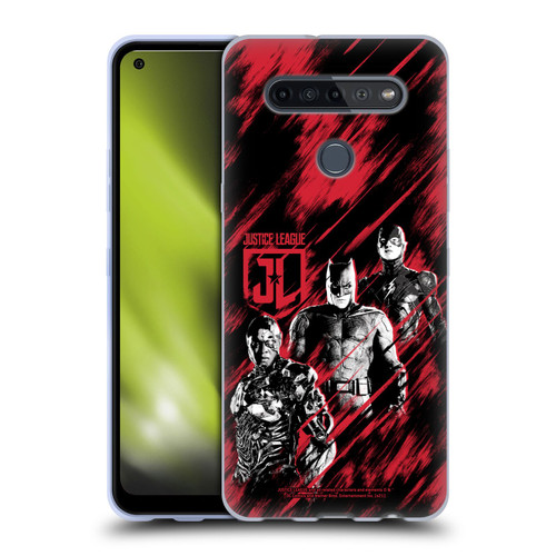 Zack Snyder's Justice League Snyder Cut Composed Art Cyborg, Batman, And Flash Soft Gel Case for LG K51S