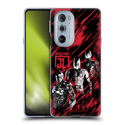 Zack Snyder's Justice League Snyder Cut Composed Art Cyborg, Batman, And Flash Soft Gel Case for Motorola Edge X30