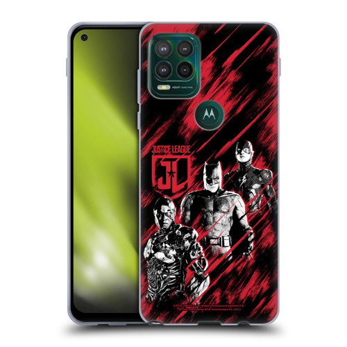 Zack Snyder's Justice League Snyder Cut Composed Art Cyborg, Batman, And Flash Soft Gel Case for Motorola Moto G Stylus 5G 2021