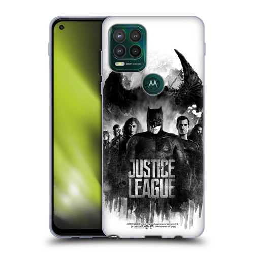 Zack Snyder's Justice League Snyder Cut Composed Art Group Watercolour Soft Gel Case for Motorola Moto G Stylus 5G 2021