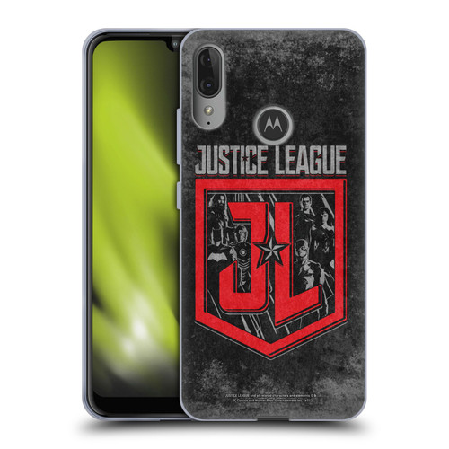 Zack Snyder's Justice League Snyder Cut Composed Art Group Logo Soft Gel Case for Motorola Moto E6 Plus