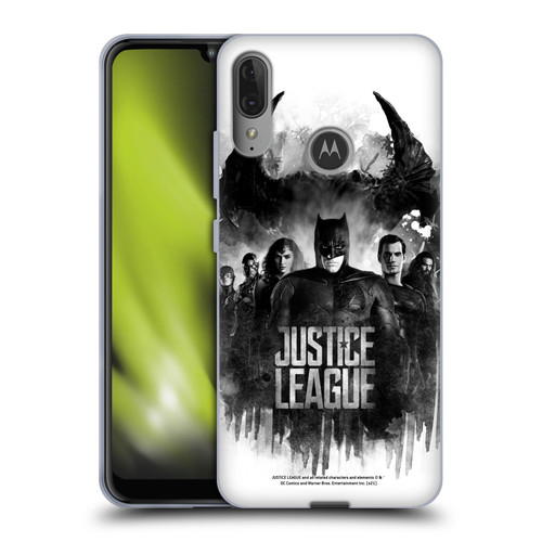 Zack Snyder's Justice League Snyder Cut Composed Art Group Watercolour Soft Gel Case for Motorola Moto E6 Plus
