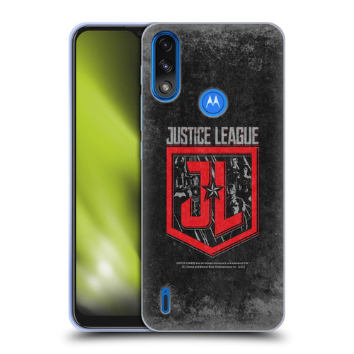 Zack Snyder's Justice League Snyder Cut Composed Art Group Logo Soft Gel Case for Motorola Moto E7 Power / Moto E7i Power