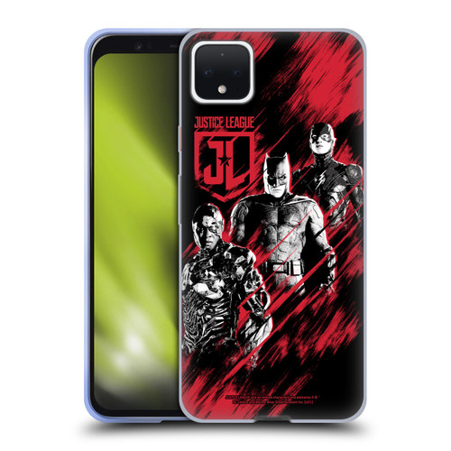 Zack Snyder's Justice League Snyder Cut Composed Art Cyborg, Batman, And Flash Soft Gel Case for Google Pixel 4 XL