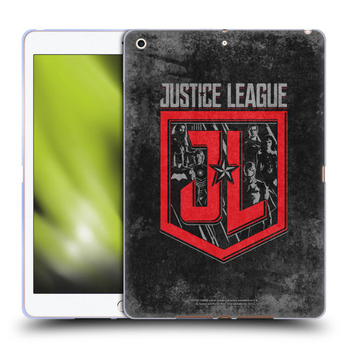 Zack Snyder's Justice League Snyder Cut Composed Art Group Logo Soft Gel Case for Apple iPad 10.2 2019/2020/2021