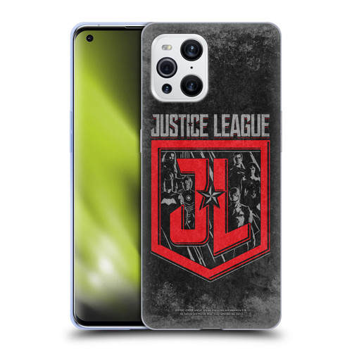Zack Snyder's Justice League Snyder Cut Composed Art Group Logo Soft Gel Case for OPPO Find X3 / Pro