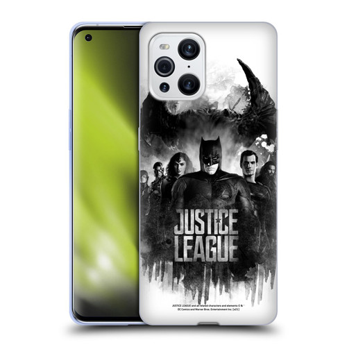 Zack Snyder's Justice League Snyder Cut Composed Art Group Watercolour Soft Gel Case for OPPO Find X3 / Pro