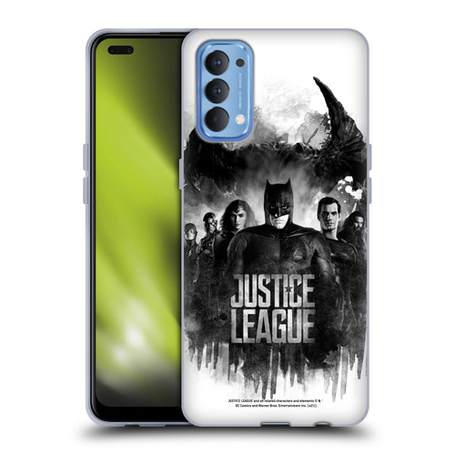 Zack Snyder's Justice League Snyder Cut Composed Art Group Watercolour Soft Gel Case for OPPO Reno 4 5G