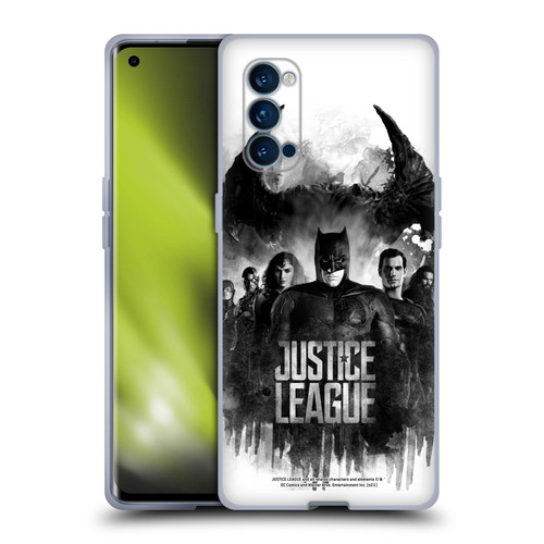Zack Snyder's Justice League Snyder Cut Composed Art Group Watercolour Soft Gel Case for OPPO Reno 4 Pro 5G