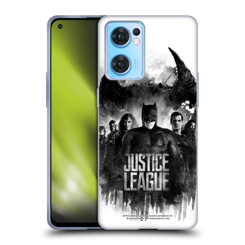 Zack Snyder's Justice League Snyder Cut Composed Art Group Watercolour Soft Gel Case for OPPO Reno7 5G / Find X5 Lite