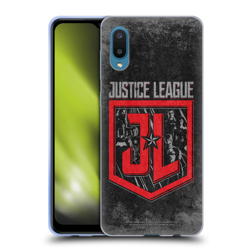 Zack Snyder's Justice League Snyder Cut Composed Art Group Logo Soft Gel Case for Samsung Galaxy A02/M02 (2021)
