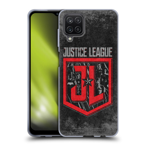 Zack Snyder's Justice League Snyder Cut Composed Art Group Logo Soft Gel Case for Samsung Galaxy A12 (2020)