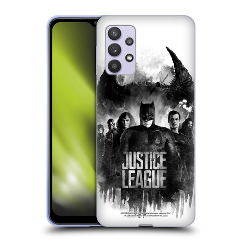 Zack Snyder's Justice League Snyder Cut Composed Art Group Watercolour Soft Gel Case for Samsung Galaxy A32 5G / M32 5G (2021)