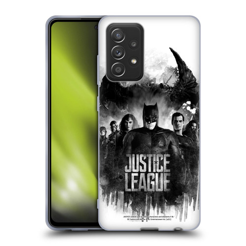 Zack Snyder's Justice League Snyder Cut Composed Art Group Watercolour Soft Gel Case for Samsung Galaxy A52 / A52s / 5G (2021)