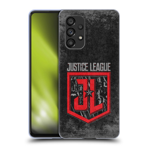 Zack Snyder's Justice League Snyder Cut Composed Art Group Logo Soft Gel Case for Samsung Galaxy A53 5G (2022)