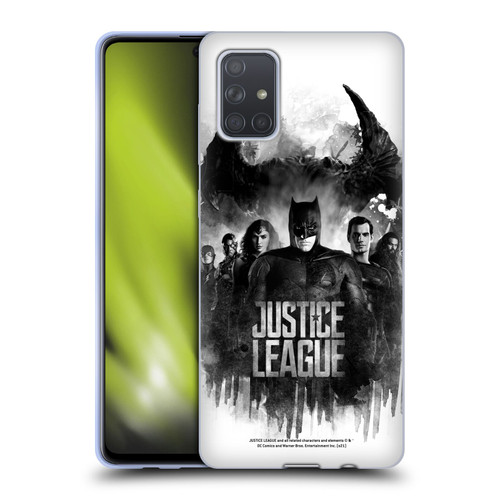 Zack Snyder's Justice League Snyder Cut Composed Art Group Watercolour Soft Gel Case for Samsung Galaxy A71 (2019)