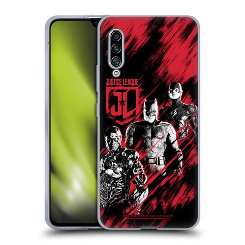 Zack Snyder's Justice League Snyder Cut Composed Art Cyborg, Batman, And Flash Soft Gel Case for Samsung Galaxy A90 5G (2019)