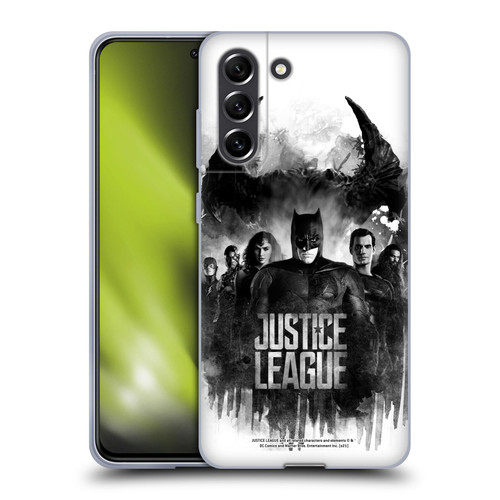 Zack Snyder's Justice League Snyder Cut Composed Art Group Watercolour Soft Gel Case for Samsung Galaxy S21 FE 5G