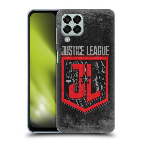 Zack Snyder's Justice League Snyder Cut Composed Art Group Logo Soft Gel Case for Samsung Galaxy M33 (2022)