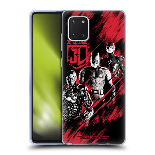 Zack Snyder's Justice League Snyder Cut Composed Art Cyborg, Batman, And Flash Soft Gel Case for Samsung Galaxy Note10 Lite
