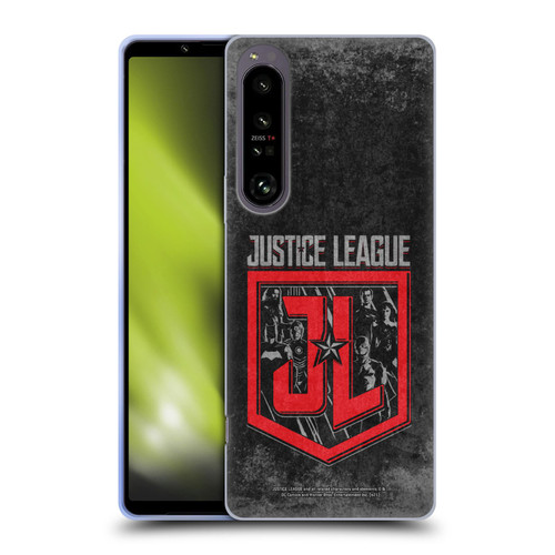 Zack Snyder's Justice League Snyder Cut Composed Art Group Logo Soft Gel Case for Sony Xperia 1 IV
