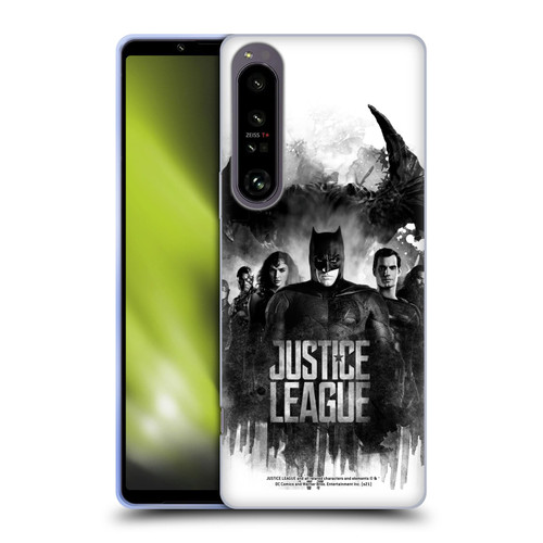 Zack Snyder's Justice League Snyder Cut Composed Art Group Watercolour Soft Gel Case for Sony Xperia 1 IV