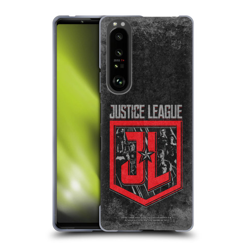 Zack Snyder's Justice League Snyder Cut Composed Art Group Logo Soft Gel Case for Sony Xperia 1 III