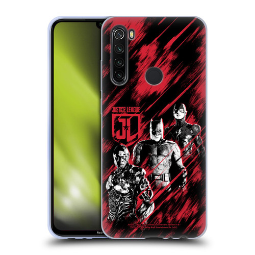 Zack Snyder's Justice League Snyder Cut Composed Art Cyborg, Batman, And Flash Soft Gel Case for Xiaomi Redmi Note 8T