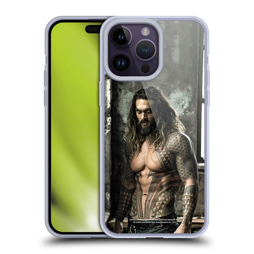 Zack Snyder's Justice League Snyder Cut Photography Aquaman Soft Gel Case for Apple iPhone 14 Pro Max