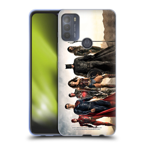 Zack Snyder's Justice League Snyder Cut Photography Group Soft Gel Case for Motorola Moto G50