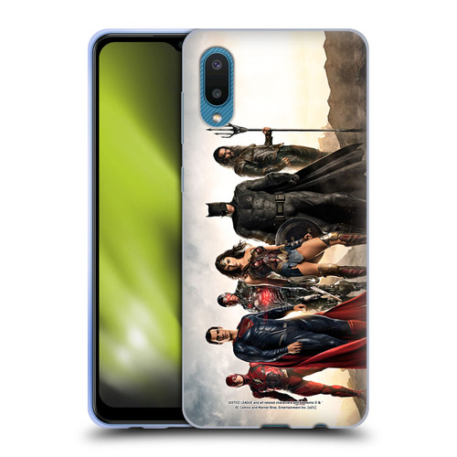 Zack Snyder's Justice League Snyder Cut Photography Group Soft Gel Case for Samsung Galaxy A02/M02 (2021)