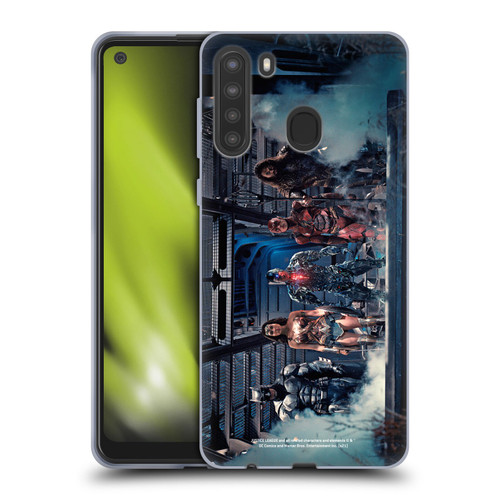 Zack Snyder's Justice League Snyder Cut Photography Group Flying Fox Soft Gel Case for Samsung Galaxy A21 (2020)