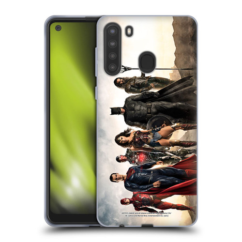Zack Snyder's Justice League Snyder Cut Photography Group Soft Gel Case for Samsung Galaxy A21 (2020)