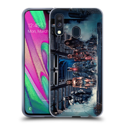 Zack Snyder's Justice League Snyder Cut Photography Group Flying Fox Soft Gel Case for Samsung Galaxy A40 (2019)