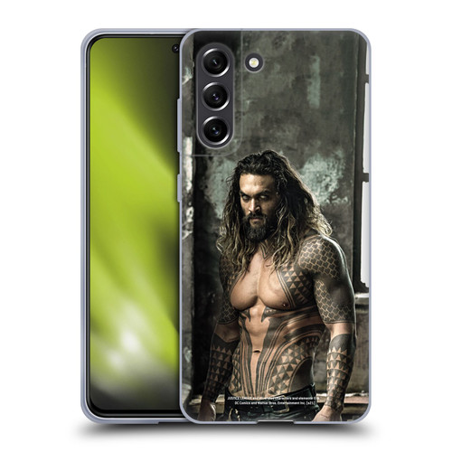 Zack Snyder's Justice League Snyder Cut Photography Aquaman Soft Gel Case for Samsung Galaxy S21 FE 5G