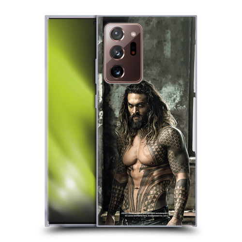Zack Snyder's Justice League Snyder Cut Photography Aquaman Soft Gel Case for Samsung Galaxy Note20 Ultra / 5G