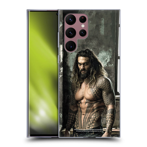 Zack Snyder's Justice League Snyder Cut Photography Aquaman Soft Gel Case for Samsung Galaxy S22 Ultra 5G