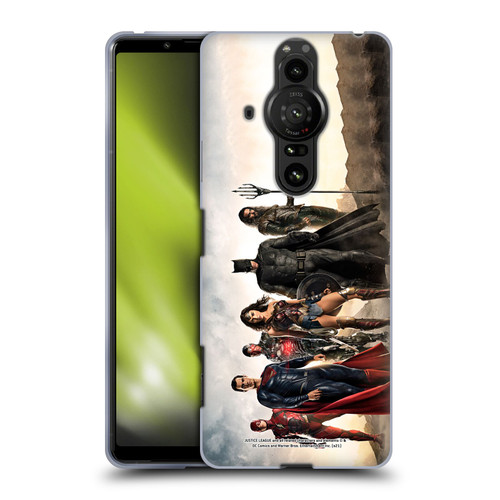 Zack Snyder's Justice League Snyder Cut Photography Group Soft Gel Case for Sony Xperia Pro-I
