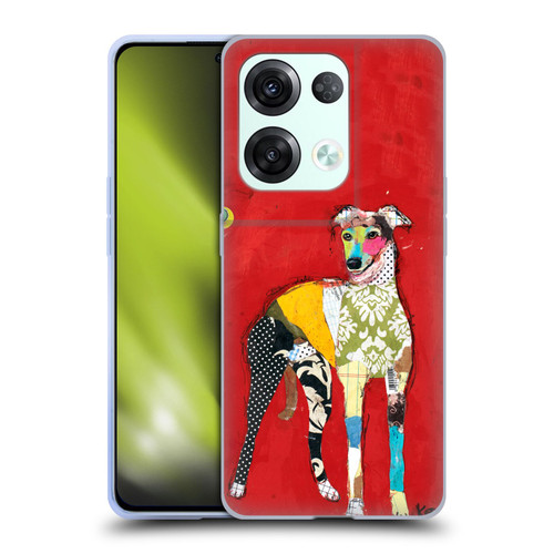 Michel Keck Dogs 2 Greyhound Soft Gel Case for OPPO Reno8 Pro