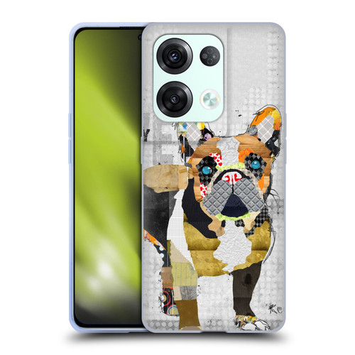 Michel Keck Dogs 4 French Bulldog Soft Gel Case for OPPO Reno8 Pro