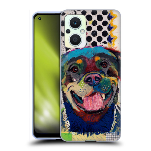 Michel Keck Dogs Rottweiler Soft Gel Case for OPPO Reno8 Lite