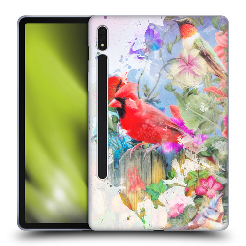Aimee Stewart Assorted Designs Birds And Bloom Soft Gel Case for Samsung Galaxy Tab S8